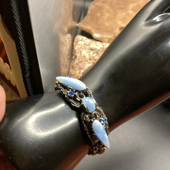 Art deco vintage 1950s jewelry set. - Picture 4 of 10